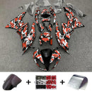 Amotopart Kawasaki ZX6R 636 2009-2012 Fairing Kit Bodywork Plastic ABS