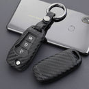 Leather Silicone Car Key Case Cover With Buckle For Ford