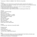 Carburetor 11779001 For RENAULT 1961-1992 R4 4L 4S and 4GTL