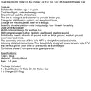 Dual Electric 6V Ride On Atv Police Car For Kid Toy Off-Road 4 Wheeler Car