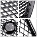Gloss Black Front Bumper Grill Grille Fit Jaguar XJ 2010-2015