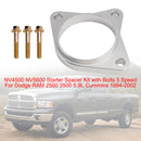 NV4500 NV5600 Starter Spacer Kit with Bolts 5 Speed For Dodge RAM 2500 3500 5.9L