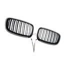 2007-2014 For BMW X6 E71 Gloss Black Front Bumper Kidney Grill Grille 51137185223 51137185224