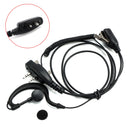 ICOM F1000-011 Curved Earhook Headset For ICOM A16 IC-F3230 F4230D F1100 F2100D