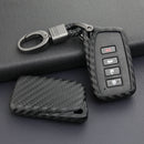 Leather Silicone Car Key Case Cover With Buckle For Lexus