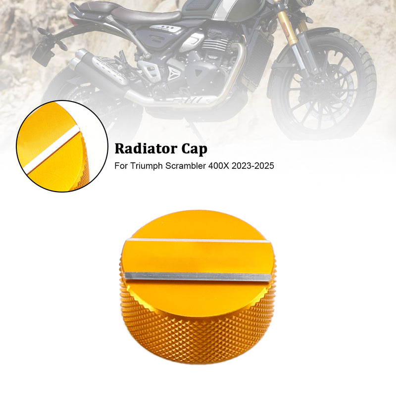 Radiator Cover coolant Cap Lid For Scrambler 400X 2023 2024 2025