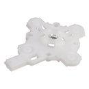 Left Car Side Mirror Glass Lens White Plastic Bracket Clip Holder for Honda