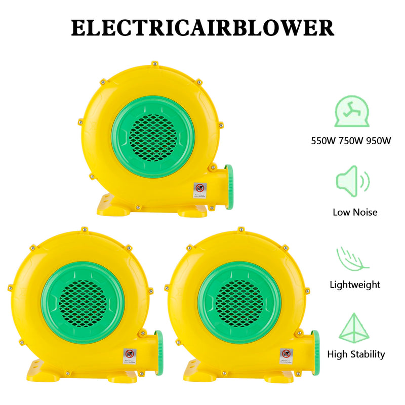 Electric Air Blower Inflatable Bounce House Water slide Air Pump Blower castle