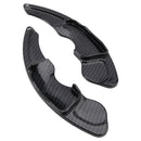 Carbon Look Steering Wheel Paddle Shifter Extension Covers Fit Lexus IS RC NX