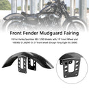 High Front Fender Mudguard Fairing For Sportster 883 1200 1988-up