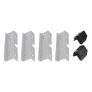 12x Seat Mounting Reinforcement Plates/Brackets For VW T5 T6 2 + 1 Rear Seats