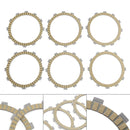 Clutch Friction Plate Kit for Kawasaki KR250 KR-I 1988-1989 KR-IR 1989-1990