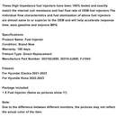 1PCS Fuel Injector 353102J000 Fit Elantra 2021-2023 Fit Kona 2022-2023 2.0L