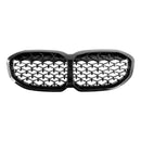 BMW 1 Series F40 2019-2024 Gloss Black Diamond Front Kidney Grill Grille