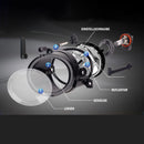 Pair Front Fog Light Lamps For Volkswagen GOLF MK5 GTI Version 2004-2009