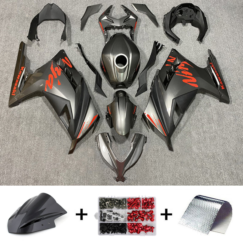 Amotopart Kawasaki EX300/Ninja300 2013-2017 Fairing Kit Bodywork Plastic ABS