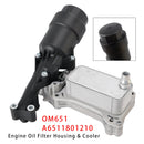 For Mercedes-Benz OM651 Engine A6511801210 Engine Oil Filter Housing & Cooler