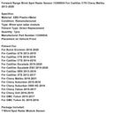 Forward Range Blind Spot Radar Sensor 13395934 For Cadillac CTS Chevy 2013-2020