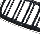 2004-2007 Fit BMW E90 Sedan Wagon 320i Front Kidney Double Slat Grille Black