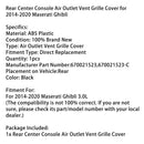 Rear Center Console Air Outlet Vent Grille Cover for Maserati Ghibli 2014-2020