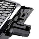 Chrome/Black Front Bumper Grill Grille 8R0853651B Fit Audi Q5 2009-2012