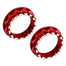 2x Rear Wheel Axle Nuts Red For Ducati Panigale 959/1199/1299/V4/R/S 2012-2024