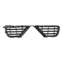 2PCS Front Lower Fog Light Cover Grille Grill Fit VW Touareg 7P 2015-2017