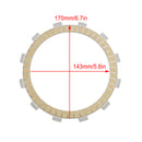 Clutch Friction Plate Kit fit for Kawasaki VN1700 Vulcan 1700 Classic 2009-2014
