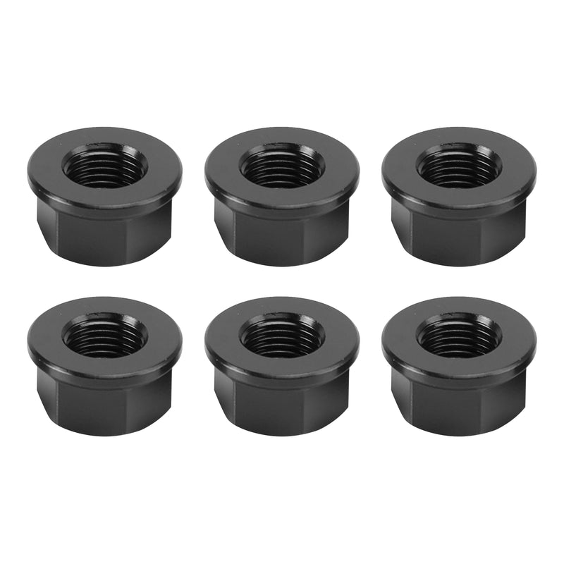 6x Rear Sprocket Nuts M10 x 1 Black For Ducati 1098 1098S 1098R 1198 S 2007-2011