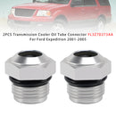 2PCS Transmission Cooler Oil Tube Connector YL3Z7D273AA For Ford Expedition