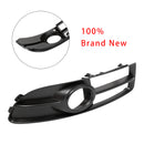 Front Right Side Bumper Grille Fog Light Grill For Audi A4 B7 S-Line S4 2005-08