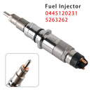 1Pcs Fuel Injector For Komatsu PC200-8 Cummins Engine QSB6.7 0445120231 5263262