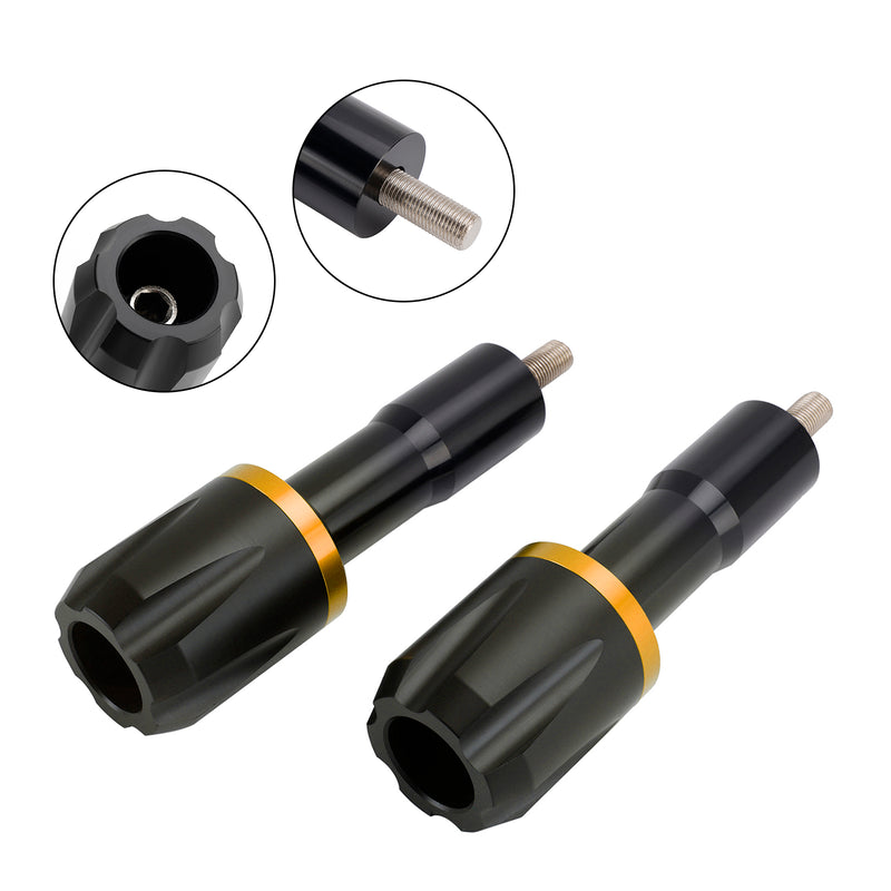 Cnc Anti-Crash Frame Sliders Protector Gold For Yamaha Yzf-R7 Yzf R7 2021-2023