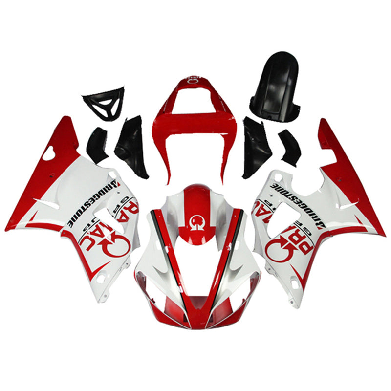 Amotopart Yamaha YZF 1000 R1 1998-1999 Fairing Kit Bodywork Plastic ABS