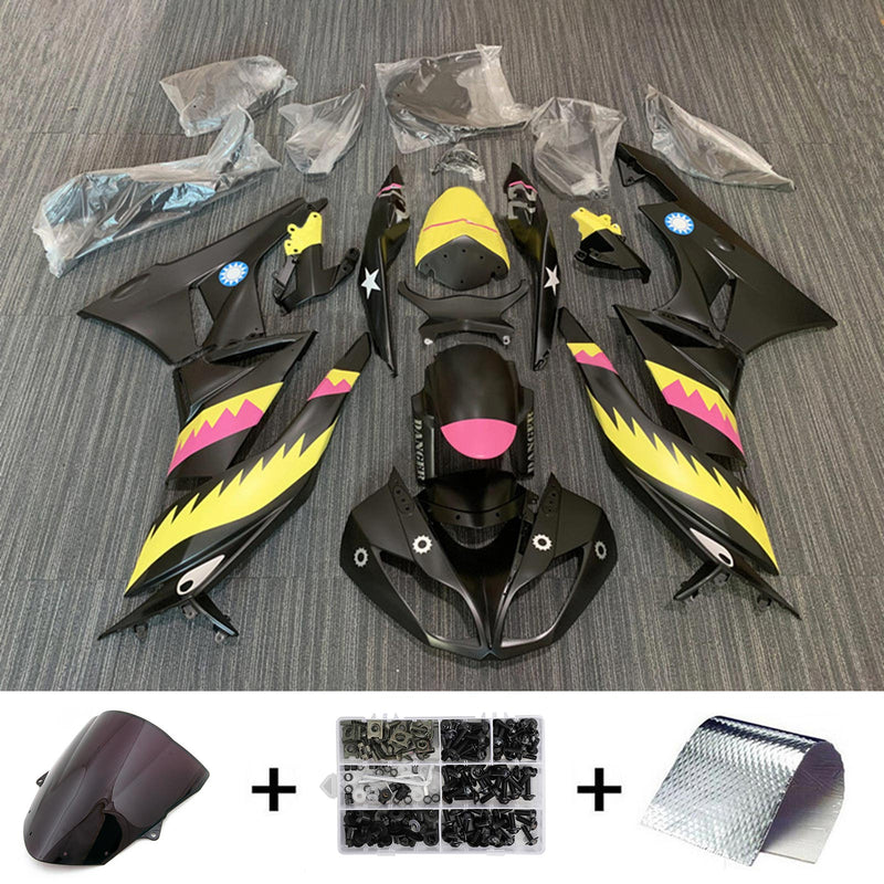 Amotopart Kawasaki ZX6R 636 2009-2012 Fairing Kit Bodywork Plastic ABS