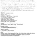 4L60E Transmission Super Master Rebuild Kit with Steels & Pistons 2004 & Up