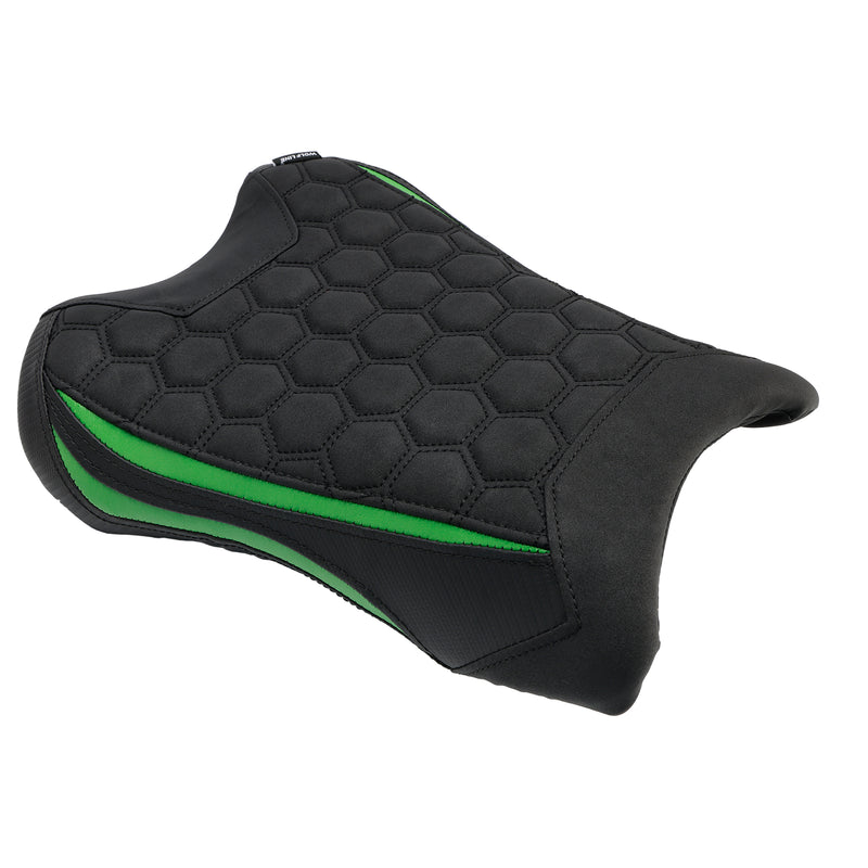 Front Driver Seat Raider Cushion Fit Green For Kawasaki Zx-10R/Rr 2021-2023 Green