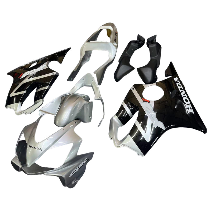 Fairings 2001-2003 Honda CBR 600 F4i Silver & Black F4i  Generic