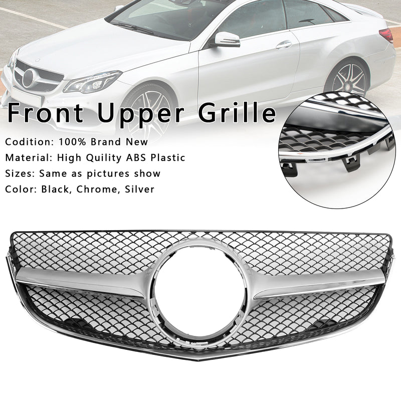 Front Bumper Grill Grille Fit Mercedes Benz E-CLASS W207 Coupe 2014-2017