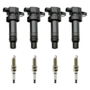 2018-2019 Hyundai Elantra GT 1.6L L4 4X Ignition Coil +Spark Plug UF636