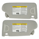 2PCS Gray Sun Visor Left & Right 96401-3TA2A 96400-3TA2A For Nissan Altima 2013-2018