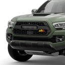 Tri-Color Grille Badge Emblem for Toyota Tacoma TRD Tundra RAV4 Red Scheme