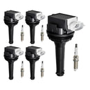 5x Ignition Coil Pack UF517+Spark Plugs For Volvo S60 2.5L L5 2012-2016