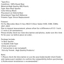 Gloss Black Rear Boot Spoiler For Mercedes-Benz S-Class W223 2021-2025