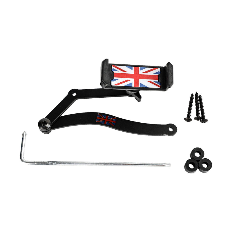 360��Rotation Car Mobile Phone Holder Mount for Mini Cooper R50 R52 R53 Red