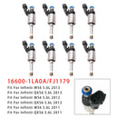 8Pcs Fuel Injector For Infiniti M56 QX56 Q70 5.6L 16600-1LA0A FJ1179