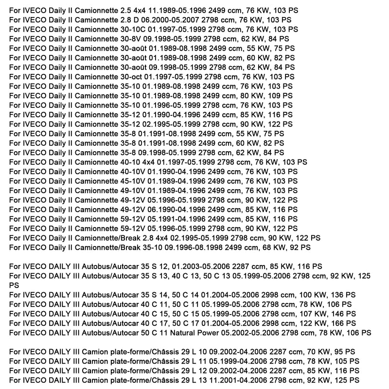 Fuse Box 2997086 4838244 For Iveco Daily II III Autobus Autocar 1989-2006