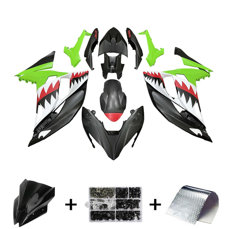 Injection Fairing Kit Bodywork Plastic ABS fit For Kawasaki ER-6F Ninja650R 2017-2019