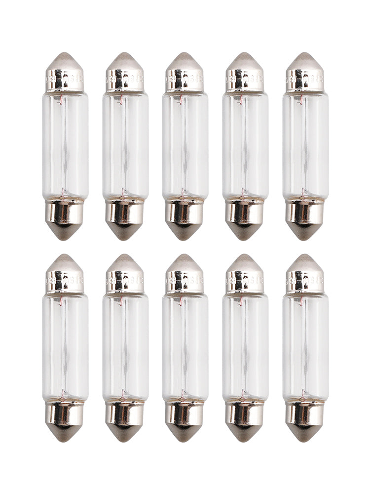 10PCS Car Light Tubular Lamp bulb C5W SV8.5 6421 24V 3W For OSRAM