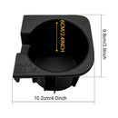 2PCS Right+Left Black Center Console Cup Holder Insert For Toyota Tacoma 05-17